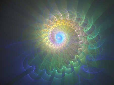 Abstract fractal background Beautiful spiral computer image. Beautiful abstract background for...