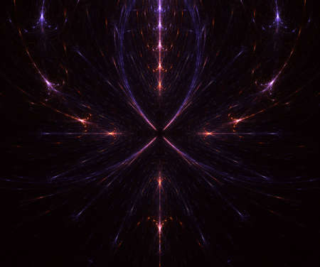 Abstract fractal art background illustration space geometry. Background consists fractal multicolor...