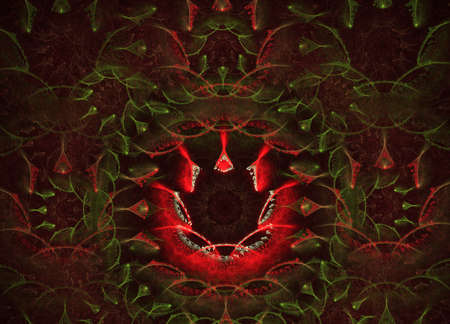 Abstract fractal patterns and shapes. Infinite universe.Mysterious psychedelic relaxation pattern....