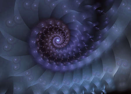 Fractal background Abstract spirals. Beautiful generated fractal. ?omputer-generated image. Beautiful for album, poster, booklet. Fractal digital artwork for creative graphic design.の写真素材