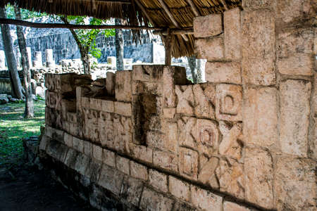 Mexico Yucatan Chichen Itza ruinsの写真素材
