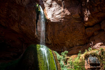 Grand Canyon National Park Ribbon Falls waterfallの写真素材