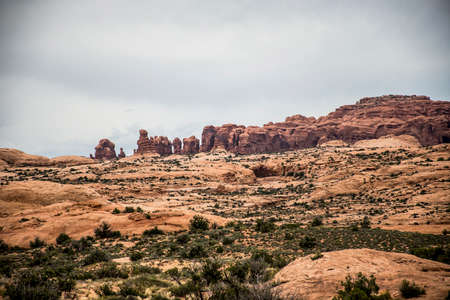 Moab Utah Arches National Parc Sand Rocks 7の写真素材