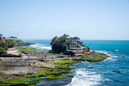 Ocean Temple Bali indonesia coastline Pura Tanah Lot 2の写真素材