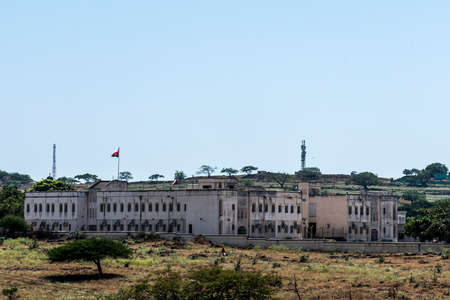 School house near Wadi Derbat region in the Sultanate of Oman