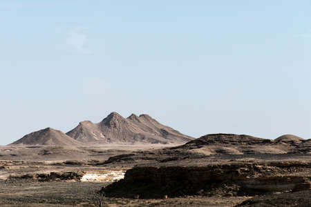 Landscape view mountain dhofar mountains in salalah Oman 2の写真素材
