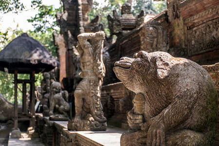 Bali Indonesia Ubud Monkey Forest Temple sculpture monkey genitals