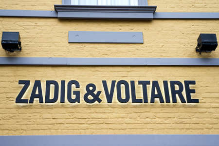 Roermond, Netherlands 07.05.2017 Logo of Zadig and Voltaire Store Mc Arthur Glen Designer Outlet shopping areaのeditorial素材