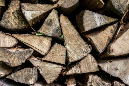 Abstract photo of pile natural wood background