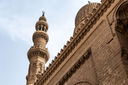the great Mosques of Sultan Hassan and Al-Rifai in Cairo - Egyptの写真素材
