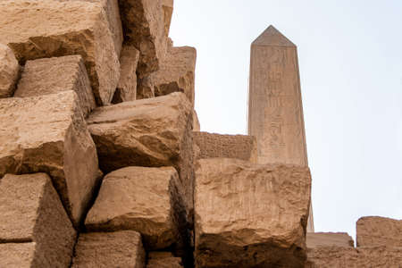 Obelisk of Thutmose At The Temple Of Amon-Ra, Karnak, Luxor Egypt