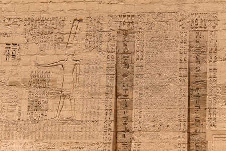 Temple Medinet Habu Egypt Luxor of Ramesses III is an important New Kingdom period structure in the...