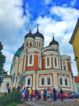 Alexander Nevsky Cathedral in Tallinn, Estonia - July 2015のeditorial素材