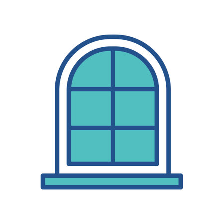 window icon design, flat style trendy collectionのイラスト素材
