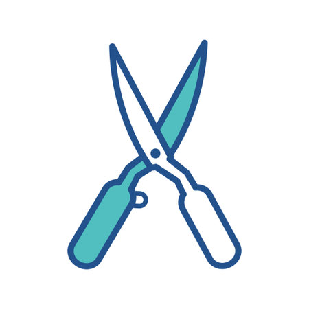 grass cutter icon collection, trendy styleのイラスト素材