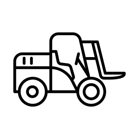 HEAVY EQUIPMENT icon design, flat style icon collectionのイラスト素材