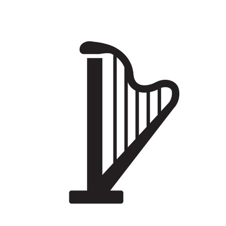 HARP icon design, flat style icon collectionのイラスト素材