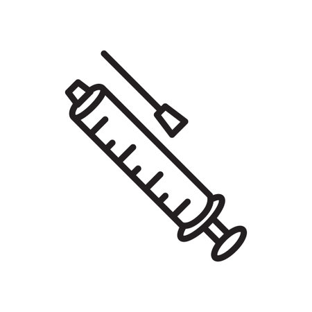 SYRINGE icon collection, trendy styleのイラスト素材
