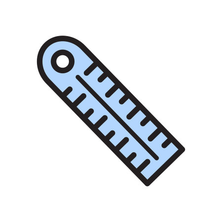 RULERS icon collection, trendy styleのイラスト素材