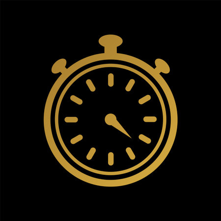stopwatch, icon, flat, design, vector, illustrations, education, style, trendy, collectionsのイラスト素材