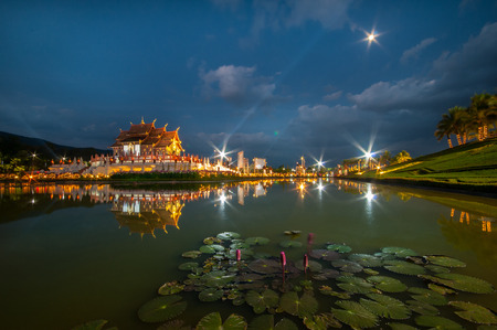 Ho kham luang Royal Park Rajapruek Chiangmai Thailandの写真素材