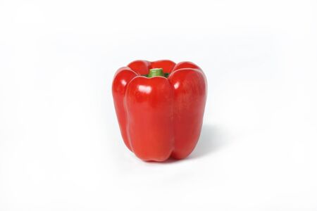 Bell Pepper isolated on a white background with shadowの写真素材