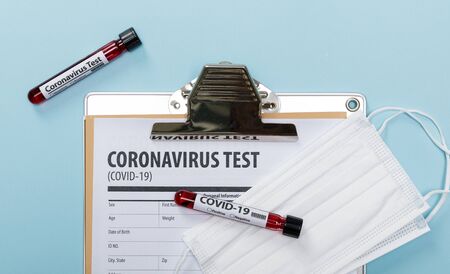 Testing patients blood samples for Coronavirus Outbreak (COVID-19) in the laboratory  doctor medical...