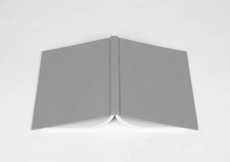 Hard book cover mockup template with copy space