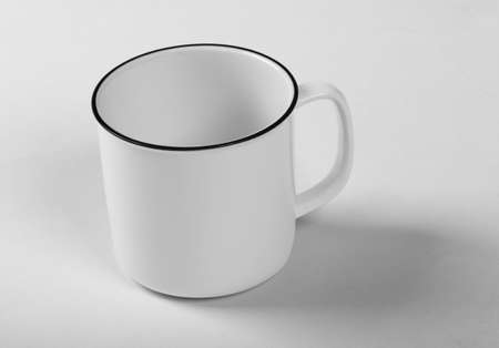White coffee cup mockup template