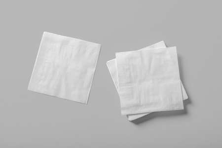 Paper napkin stack mockup copy space