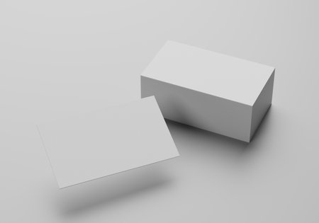 Group of minimal business card mockup template with copy space for your logo or graphic designの写真素材