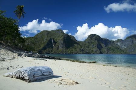the bacuit archipeligo, el nido, palawan island, in the philippinesの写真素材