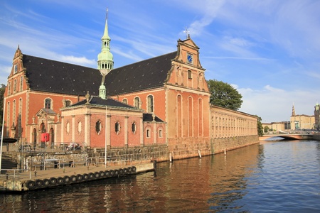 architecture along the canals in the centre of Copenhagen Denmarkのeditorial素材