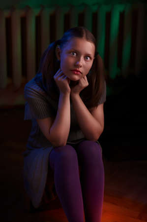 Beautiful pretty doll teen girlの写真素材