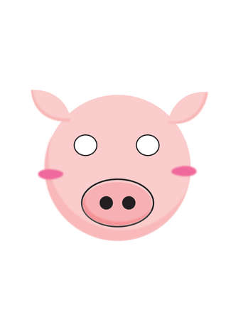 pink pigのイラスト素材