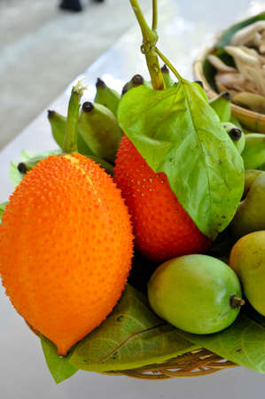 thai  fruit ,mango,bananaの写真素材