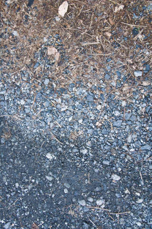 Stony ground close up; textureの写真素材