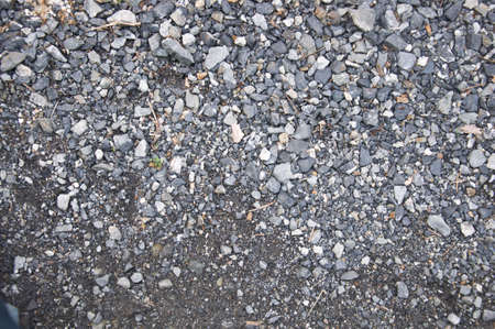 Stony ground close up; textureの写真素材