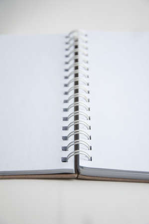 Notebook isolated on white backgroundの写真素材