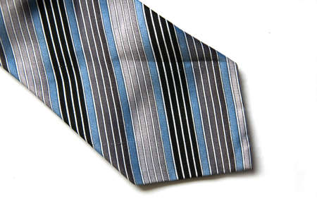 necktie on  white backgroundの写真素材