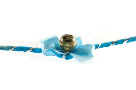 bell for gift on white backgroundの写真素材