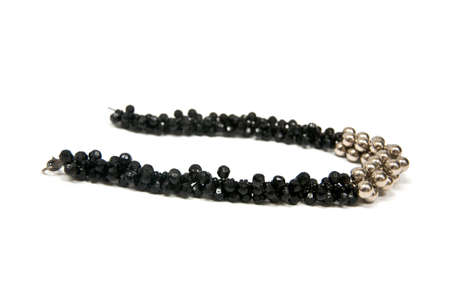 Necklace isolated on whiteの写真素材