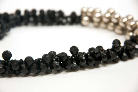 Necklace isolated on whiteの写真素材