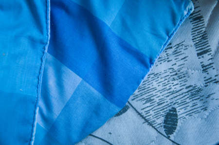 Background of blue clothes styleの写真素材
