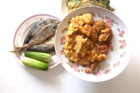 set of thai tradition foodの写真素材