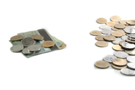 Thai money exchangeの写真素材