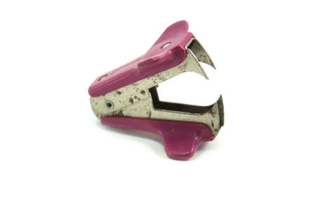 antistapler isolated on a white backgroundの写真素材