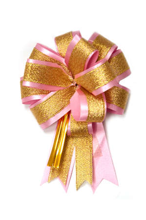 gift Ribbon Isolated on whiteの写真素材