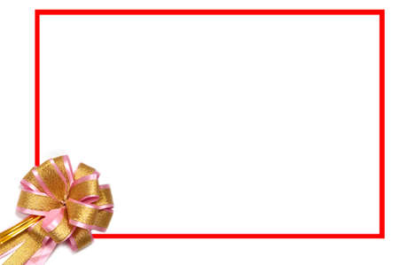 frame card ribbon for designの写真素材