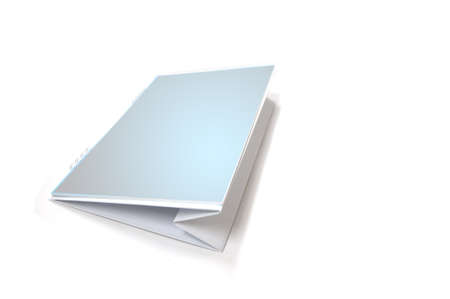Blank calendar isolated on whiteの写真素材